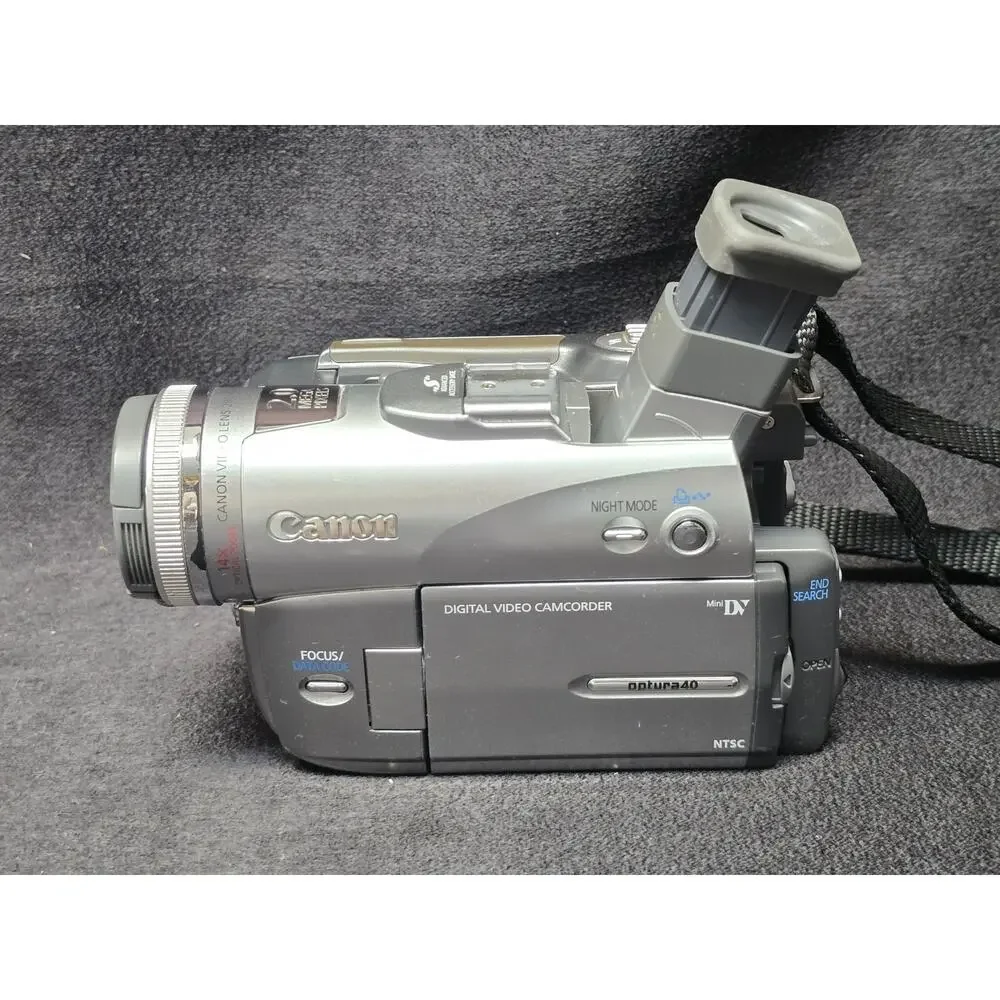 Canon Optura 40 Digital Video Camcorder Lot - 5x Sony MiniDV Tapes + Extras